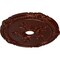 Ekena Millwork Attica with Rose Medallion (Canopies up to 4 1/2"), 26"OD x 3 3/4"ID x 1 1/2"P, Antique Copper CM26ATACS - alternate 2